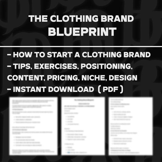 The Clothing Brand Blueprint - PDF